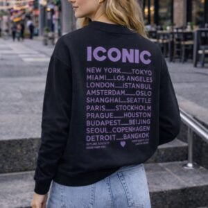Iconic sweater (zwart)